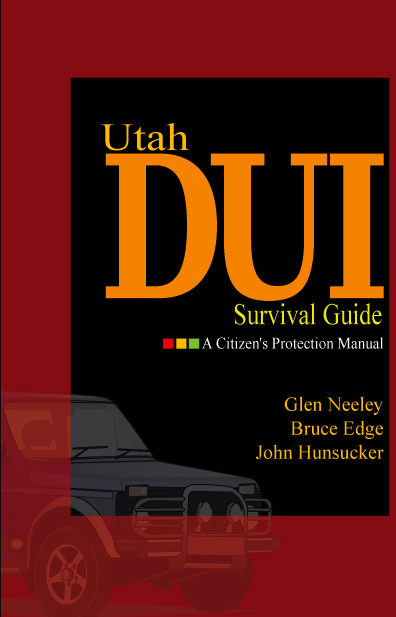 Cover of Utah DUI Survival Guide with authors and car image.